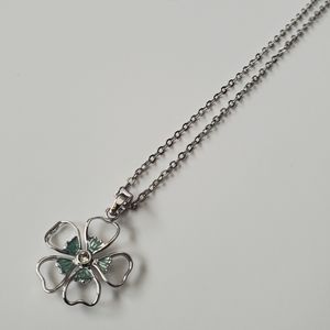 Ted Baker London Lerene Green Flower Necklace